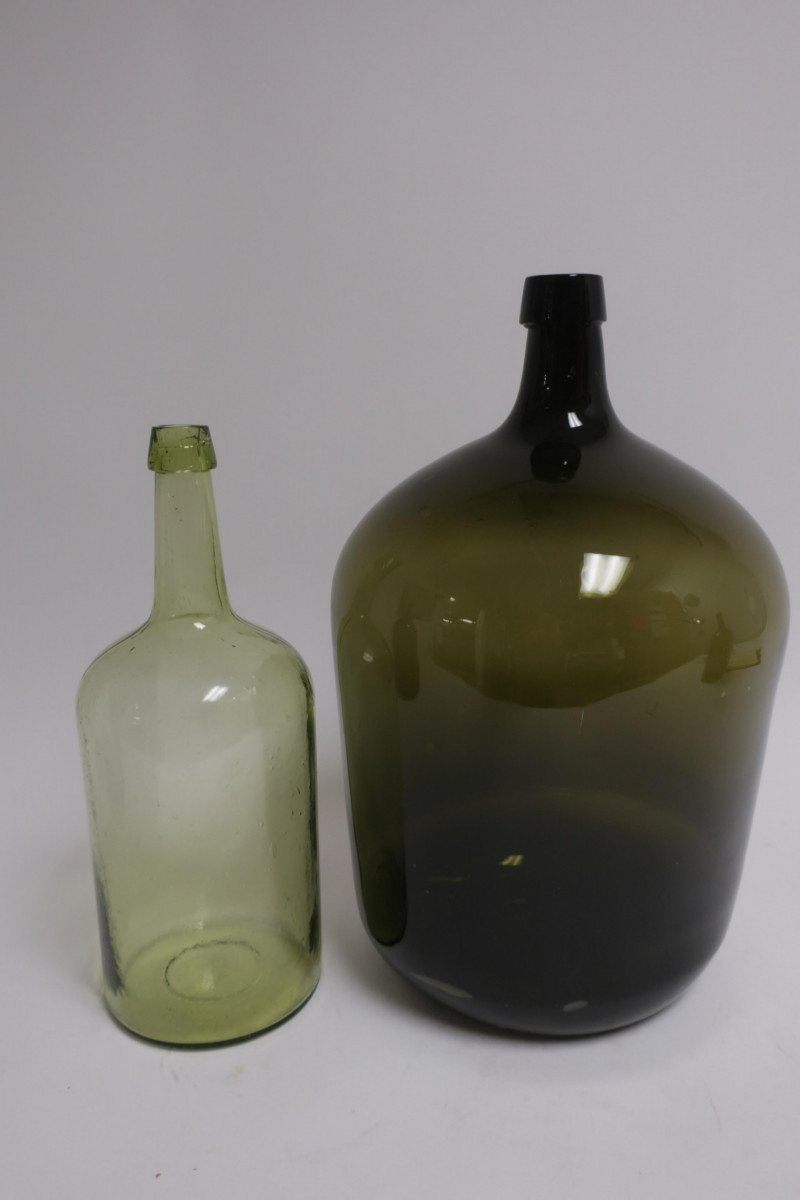 Image 2 of lot 4 American Large Blown & Blown Mold Bottles