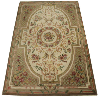 Image for Lot Aubusson Style Wool Rug