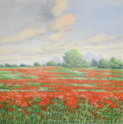 Image for Lot Otto Campagnari - Poppy Fields III