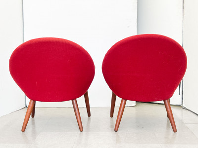 Kurt Olsen for Glostrup Møbelfabrik, Pair of Chairs
