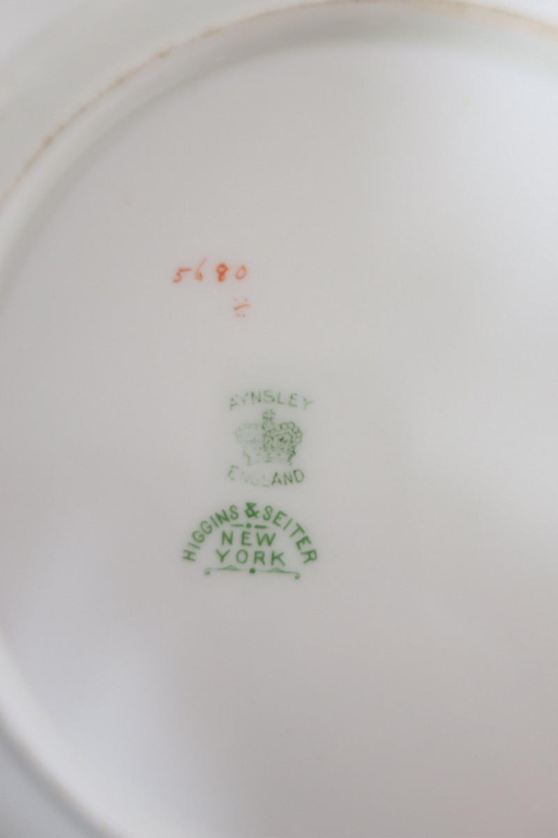 Image 3 of lot 11 Aynsley Soup Plates & 7 Spode Plates