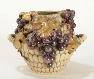 Image for Lot Paul Daschel - Amphora Grape Basket Vase