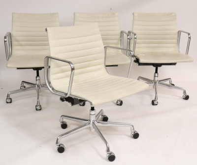 Image for Lot Set of 4 Eames for Herman Miller AG Office Chairs