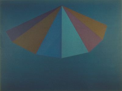 Sol Lewitt  A Pyramid (from the portfolio 'For Joseph Beuys')