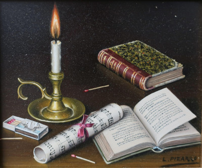 Title Lima Pizarro - Still Life with Candle / Artist
