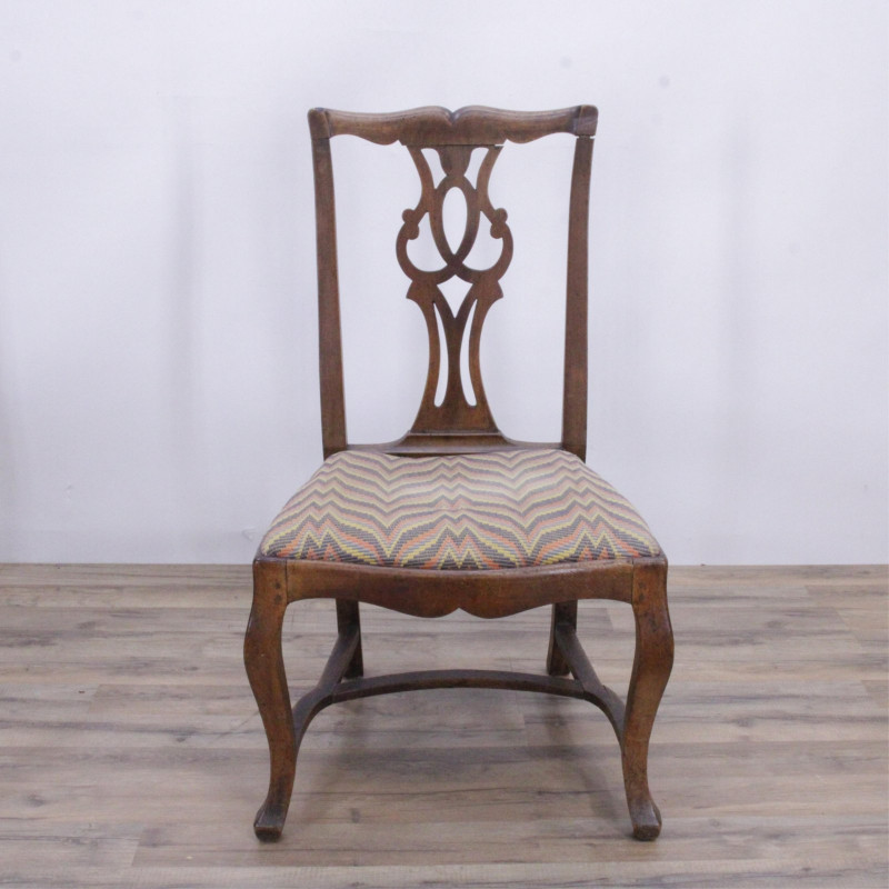 Image 3 of lot 2 George III Style Mahogany Side Chairs, Fortuny