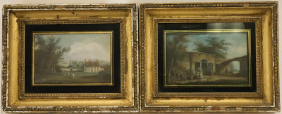 Image for Lot Pair English Pastels, Late 18th/Early 19th C.