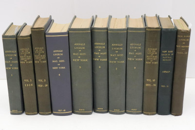 Image for Lot Annals Lyceum of Nat Hist of New York 11 vols