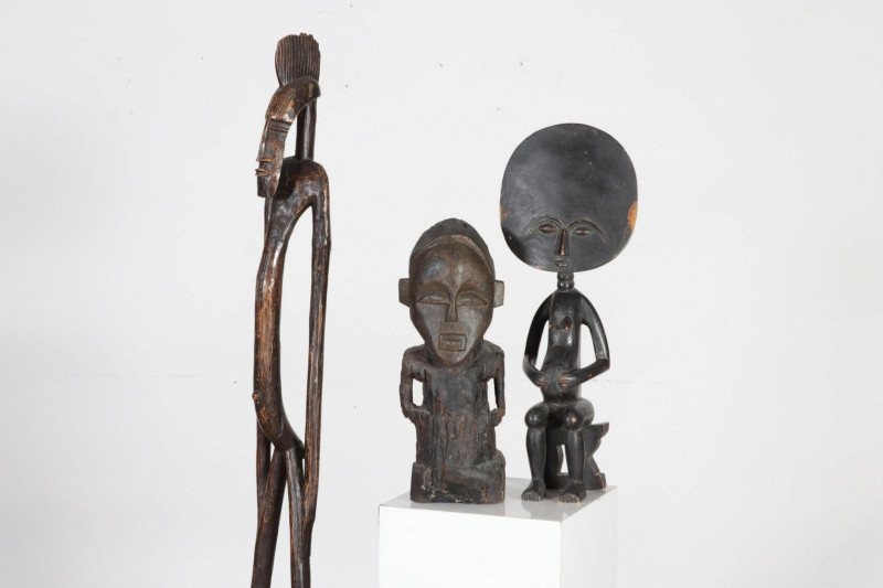 Image 1 of lot 3 African Carved Wood Figures