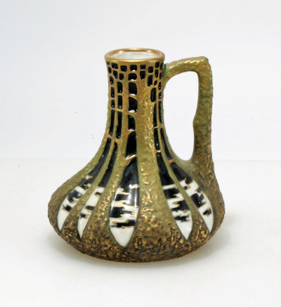 Image for Lot Ernst Wahliss - Amphora Gilt Vase, 1900