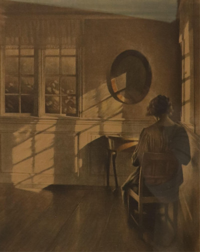 Peter Vilhelm Ilsted, 'Sunshine' 1909, Mezzotint