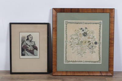 Image for Lot L.19th C -E.20th, Needlework and Etching