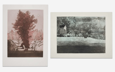 Image for Lot Daniel Lang - Group, two (2) prints Moonlight in Vermont and Illyria